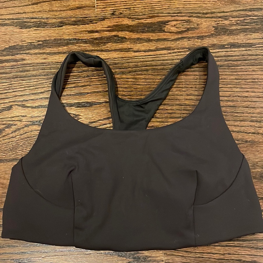 lululemon wonder train bra size 6 black